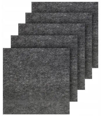 Produktbild von Filz 5m x 100cm Filzstoff Grau 8mm Extra Dick 1600g/m² Bastelfilz Rolle Meterware Polsterfilz Schalldämmung DIY Kratzschutz