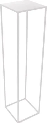Image de DIXIE STORE Support à fleurs - Support à plantes en métal - 100 cm de hauteur, blanc