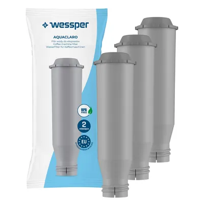 Produktbild von Wessper 3 Stück Wasserfilter für Krups F088 / NIRF700 – Kompatibel mit Krups, Bosch, Siemens, AEG