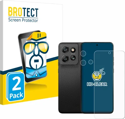 Produktbild von 2x Für Motorola ThinkPhone 25 (Display+Kamera) Schutzfolie BROTECT Displayschutz Display Schutz Folie Klar Transparent