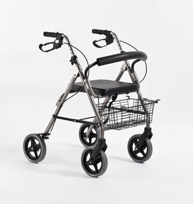 Produktbild von Rollator faltbar Timago Viktoria Aluminium 4 Räder grau