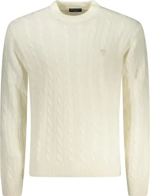 Produktbild von Stylisches Herren Sweatshirt Weiß – Kontrastdetails & Stickerei