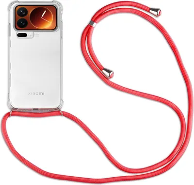 Produktbild von Handykett für Xiaomi 17 Pro Max Hülle mit Kordel Handyhülle mit Band in Rot