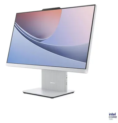 Image de Lenovo IdeaCentre AIO 24ILL11 Ultra 5 226V, écran 23,8" FHD IPS, 250 nits, 100 Hz, traitement anti-reflet, 16 Go LPDDR5X-8533, SSD 1 To, carte graphique Intel Arc, webcam 5.0 MP, Windows 11, couleur gris nuageux - 16 Go