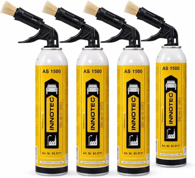 Produktbild von 4 Stück Innotec AS 1500 – Hochtemperatur-Montagefett – Schmier- und Trennmittel für extreme Temperaturen – Wartung und Montage von Bremsanlagen