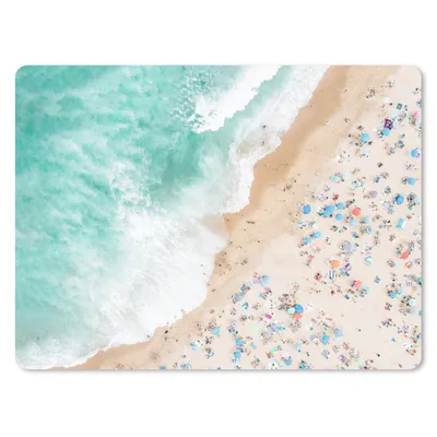Produktbild von MuchoWow® Mauspad Mousepad Meer - Strand - Sonnenschirme - Sommer 23x19 cm - Mousepads - Maus Mat - Pad - Mausunterlage - Schreibtischunterlage - Mauspad