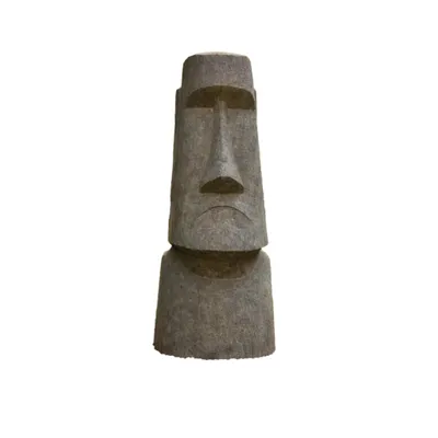 Produktbild von Osterinselkopf Kopf für den Garten aus Steinguss Neu Frostfest Witterungsbeständig Moai Gartenfigur Steinfigur zur Dekoration APL-Moai-200af