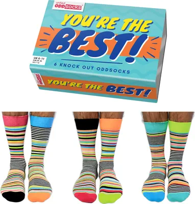 Produktbild von You're the Best Oddsocks Socken in 39-46 im 6er Set