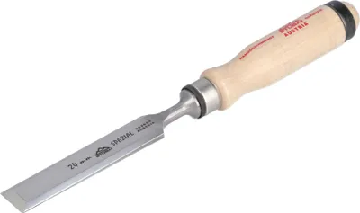 Produktbild von STUBAI Spezial Stechbeitel mit Holzgriff aus Weißbuche, schwedische Form, Ø 24 mm, Stemmeisen zur präzisen Bearbeitung von Holz, Stecheisen für Schreiner Tischler Heimwerker