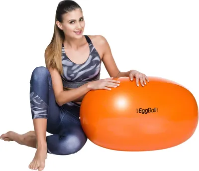 Produktbild von Ledragomma Fitnessball "Eggball", ø 55 cm, Orange