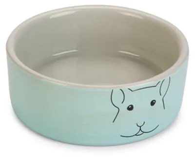 Produktbild von Meerschweinchen-Napf Frinca – Keramik – Grau/Mintgrün – Ø 10 x 4,5 cm
