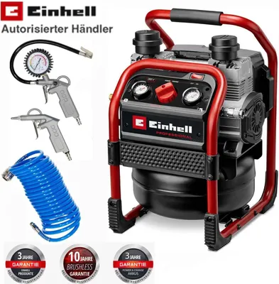 Produktbild von Einhell Professional Akku-Kompressor SILENZZO 36/210 8 bar + Druckluft Set