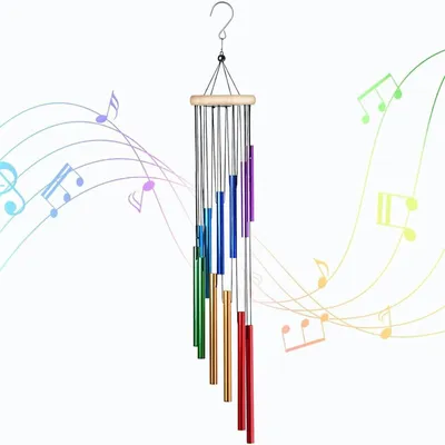 Immagine prodotto di Campanello a vento in alluminio per giardino e balcone