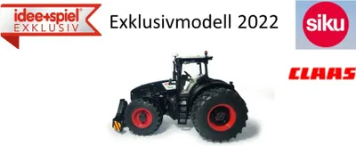 Produktbild von SIKU 8521 1:32 Claas Axion 940 als Sonderedition mit Doppelbereifung limitiert