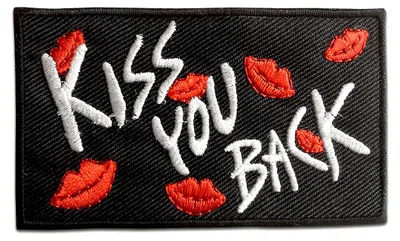 Obrázek produktu pro Kiss You Back - záplata, nažehlovací, nažehlovací obrázek, nášivka, nažehlovací, velikost: 8,4 x 5,1 cm