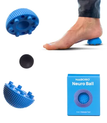 Produktbild von Fußmassageball, neuro-wissenschaftlich texturiert, 1 Stück, für die Fußreflexzonenmassage