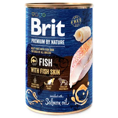 Zdjęcie produktu dla Brit Premium By Nature Fish & Fish Skin konzerva 400g