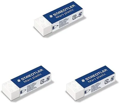 Produktbild von Staedtler 526 50 Kunststoff-Radierer zum Zeichnen (3 Sets)
