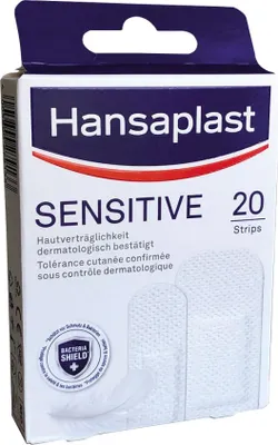 Produktbild von Pflaster Sensitive 46041 sortiert 20 Stück Packung mit 10 Stück