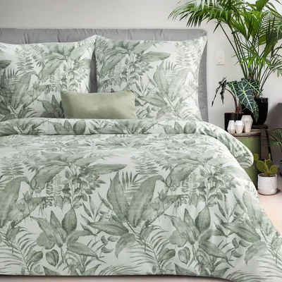 Image de Literie satin SPRING 48 220X200+ 2x taies d'oreiller 70x80 cm