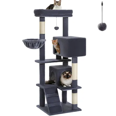 Produktbild von PAWZ Road Katzenbaum mit 2 Condos, Kratzbaum Groß 143cm