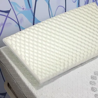 Produktbild von Talamo Italia Paar Kissen für Bett, 100 % Italy, Kissen aus Massageschaum, hypoallergen und atmungsaktiv, 73 x 43 x H14 cm