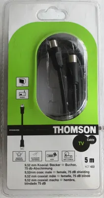 Immagine prodotto di Cavo antenna 75db 5m nero