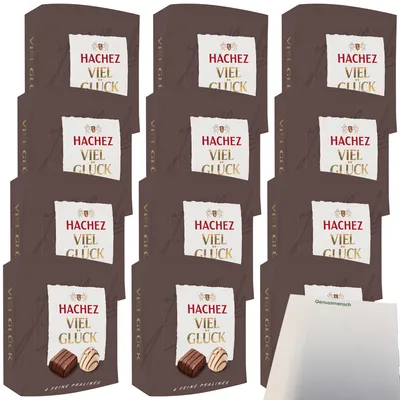 Produktbild von Hachez Schokolade Viel Glück VPE (12x40g Packung) + usy Block