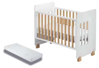 Produktbild von Interbaby Babybett - Star Nature mit Matratze