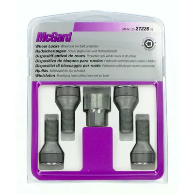 Produktbild von McGard Ultra High Security Kit 4 Stück M14x1.25 Muttern und Schrauben