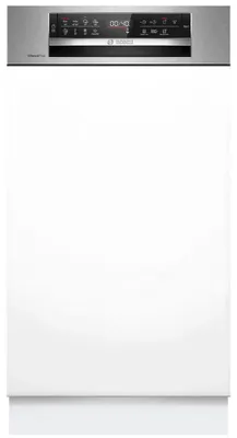 Zdjęcie produktu dla Bosch Serie 6 SPI6EMS21E, Częściowo wbudowany, Wąski (45 cm), Stal szczotkowana, Przyciski, 1,75 m, 2,05 m