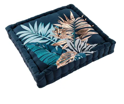 Image de Coussin de sol matelassé en coton Alianor 60cm