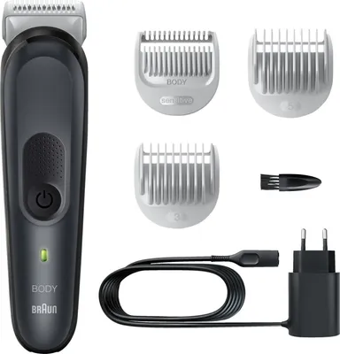 Produktbild von Braun BodyGroomer 3 BG3350 grau Barttrimmer