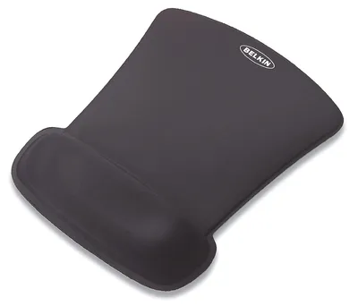 Produktbild von Belkin WaveRest Gel Mouse Pad, Schwarz, Einfarbig, Handgelenkauflage