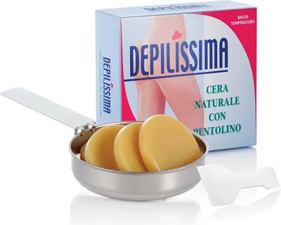 Image de Pot Depilissima avec écu de cire chaude