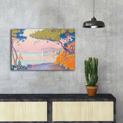 Produktbild von Wallity, FAMOUSART- CVT1455, Bunt, Leinwandbilder, 45 x 70 cm, 100% Wildleder -Leinwand
