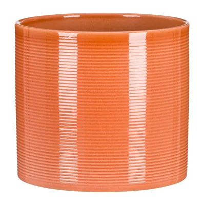 Produktbild von Scheurich Flower Pot 828, Topfpflanzer, Freistehend, Keramik, Orange, Rund, Indoor