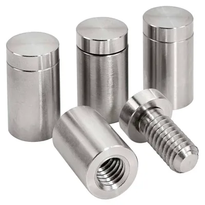 Produktbild von Abstandshalter aus Edelstahl 13×19 mm – 4er Set Zeigis® Wandmontage Distanzhalter