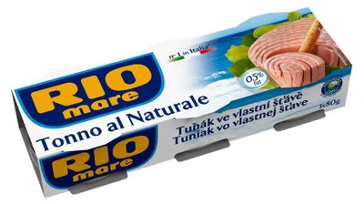 Image de Rio Mare 50529CHM, Thon, 3 pièces, 101 kcal, 24 g, 0,2 g, 80 g