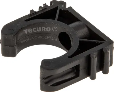 Produktbild von tecuro Rohrschelle - Rohrclip für Rohre & Schläuche, Ø 32 mm, erweiterbar