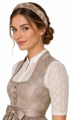 Produktbild von Flecht Haarreif "Samira" für Damen | Geflochtener Haarschmuck Farbe: Hellbraun