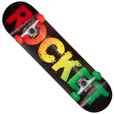 Produktbild von Einheitsgröße|Rocket Rasta Fade 8" Skateboard RKT-COM-1535