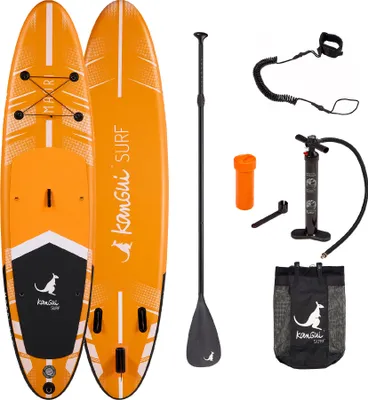 Image de KANGUI Stand up Paddle 335cm SUP gonflable + pagaie + sac à dos + pompe haute pression + leash + kit de réparation- MAORI