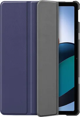 Image de Cazy Housse pour Tablette compatible avec Xiaomi Redmi Pad SE - Étui TriFold Bookcase - Bleu