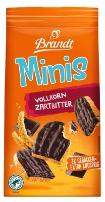 Produktbild von Brandt Minis Vollkorn Zartbitter 95g