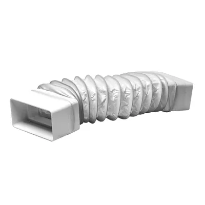 Immagine prodotto di Europlast KMS25 – Raccordo flessibile per condotti piatti, 220x55 mm, 0,5 metri