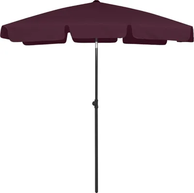 Immagine prodotto di The Living Store Strandschirm Bordeauxrot 180x120 cm