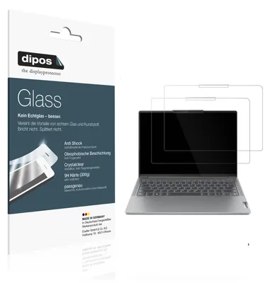 Produktbild von 2x dipos GlassCC Lenovo IdeaPad Pro 5 Gen 10 14 Zoll