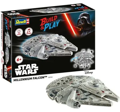 Obrázek produktu pro Stavebnice Revell Build & Play Star Wars Millennium Falcon, se zvukem a světlem, od 6 let