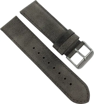 Produktbild von s.Oliver > Uhrenarmband 22mm Leder grau meliert > SO-2045-LQ